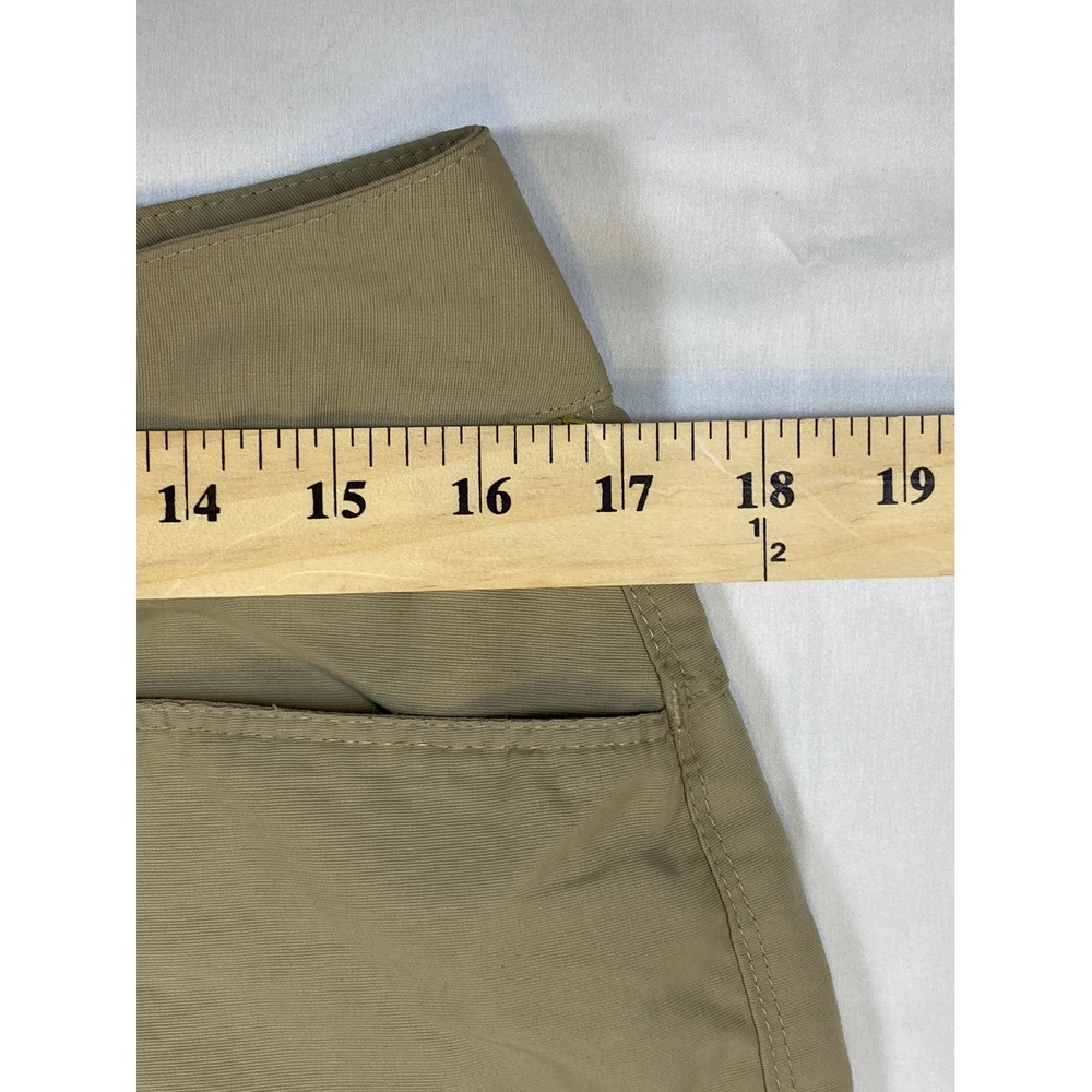 The‎ North Face Women's Khaki Zip Off Convertible Cargo Hiking Pants 10 Gorpcore - Picture 8 of 15